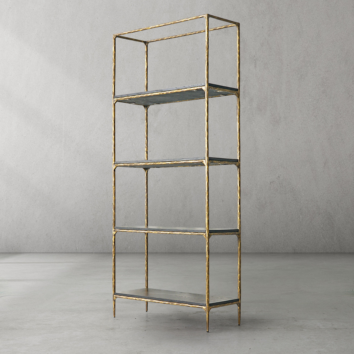 Thaddeus White Marble Shelving