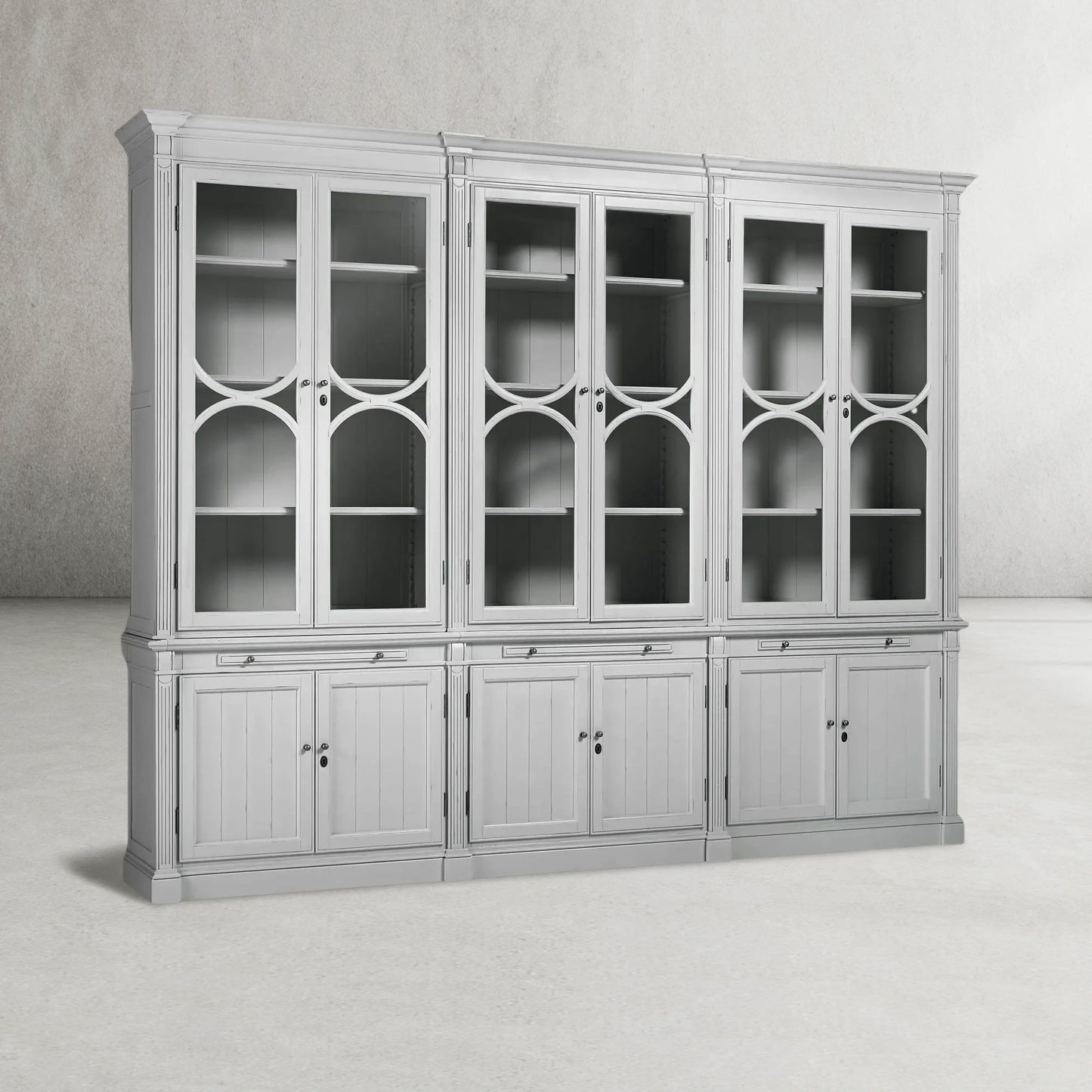 Athens Modular Triple Display Cabinet