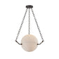 Aaron Alabaster Sphere Suspension Pendant