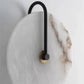 Alabaster Modern Round Wall Sconce