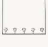 Boule De Cristal Clear Glass Linear Chandelier 48"
