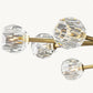 Boule De Cristal Smoke Glass Round Chandelier 72"