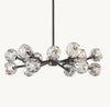 Boule De Cristal Clear Glass Round Chandelier 36"