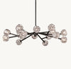 Boule De Cristal Clear Glass Round Chandelier 48"