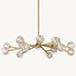 Boule De Cristal Clear Glass Round Chandelier 48"