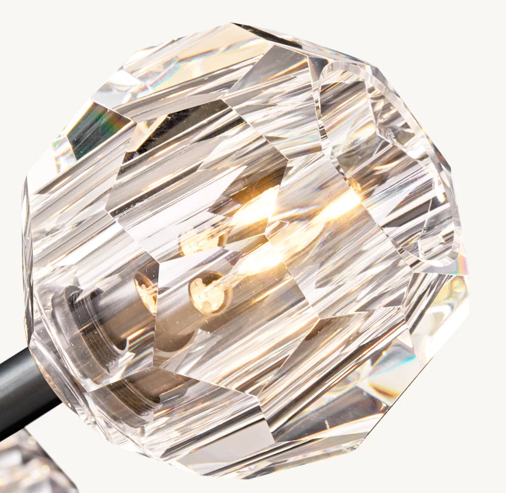 Boule De Cristal Clear Glass Round Chandelier 60"