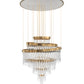 Babel 50 Light Crystal Modern Chandelier