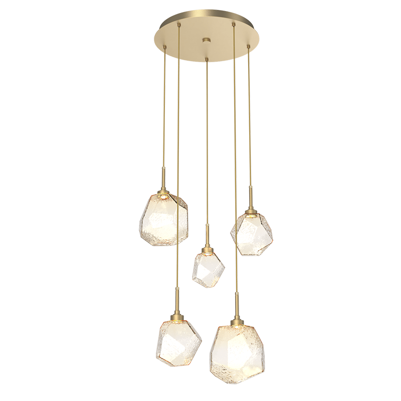 Art Twisted Round Chandelier