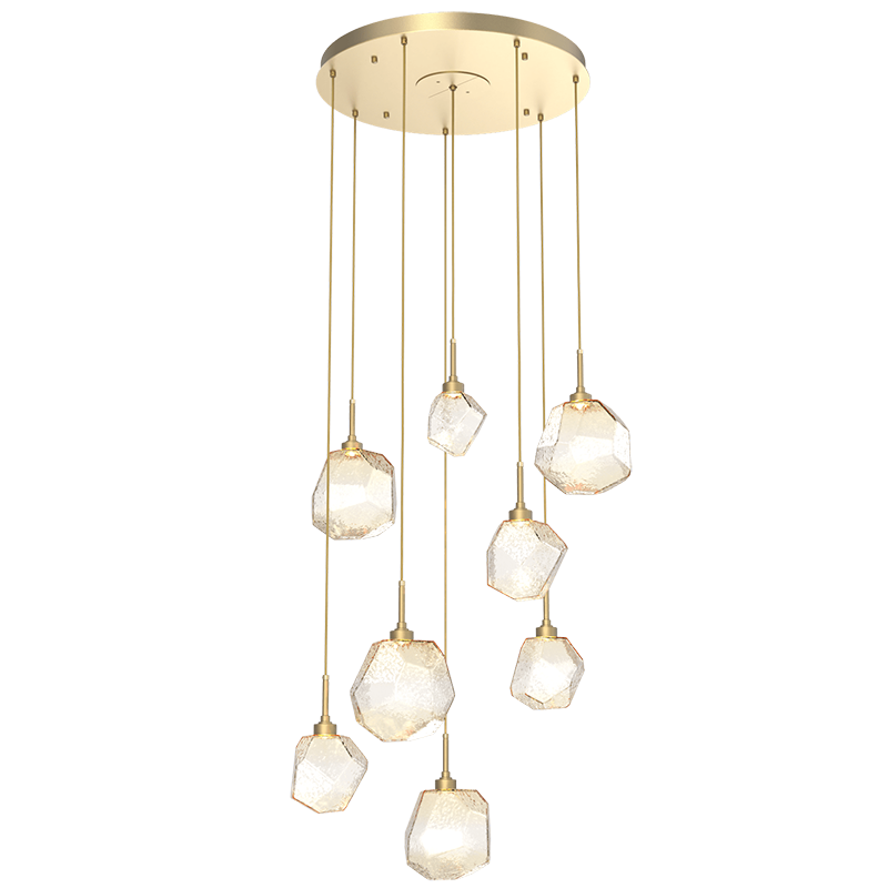 Art Twisted Round Chandelier