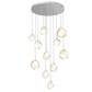 Art Twisted Round Chandelier
