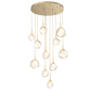 Art Twisted Round Chandelier