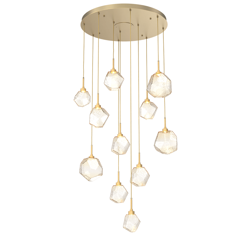 Art Twisted Round Chandelier