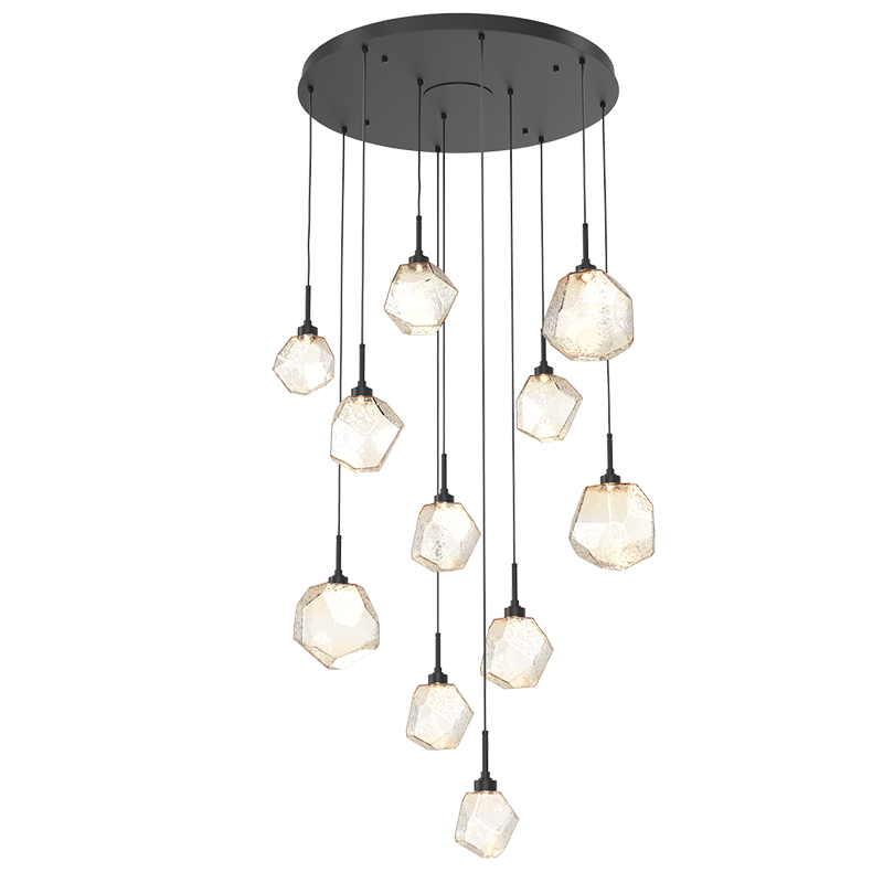 Art Twisted Round Chandelier