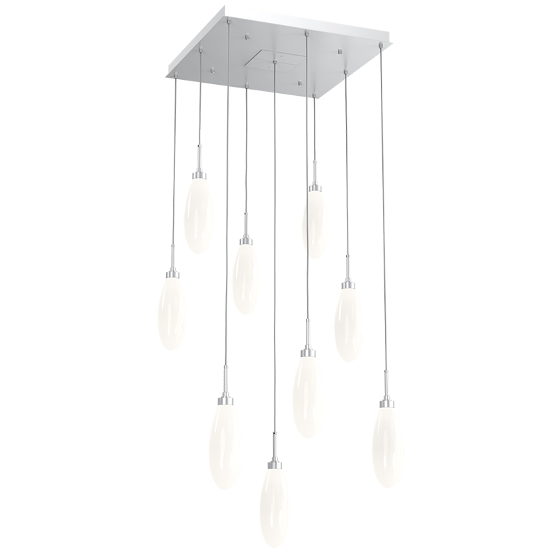 Art Glass Fiori Square Chandelier