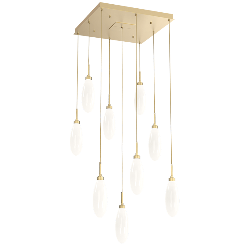 Art Glass Fiori Square Chandelier