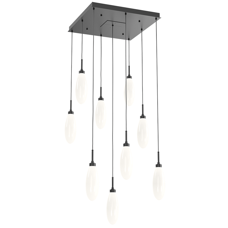 Art Glass Fiori Square Chandelier