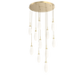 Art Glass Fiori Round Pendant Chandelier