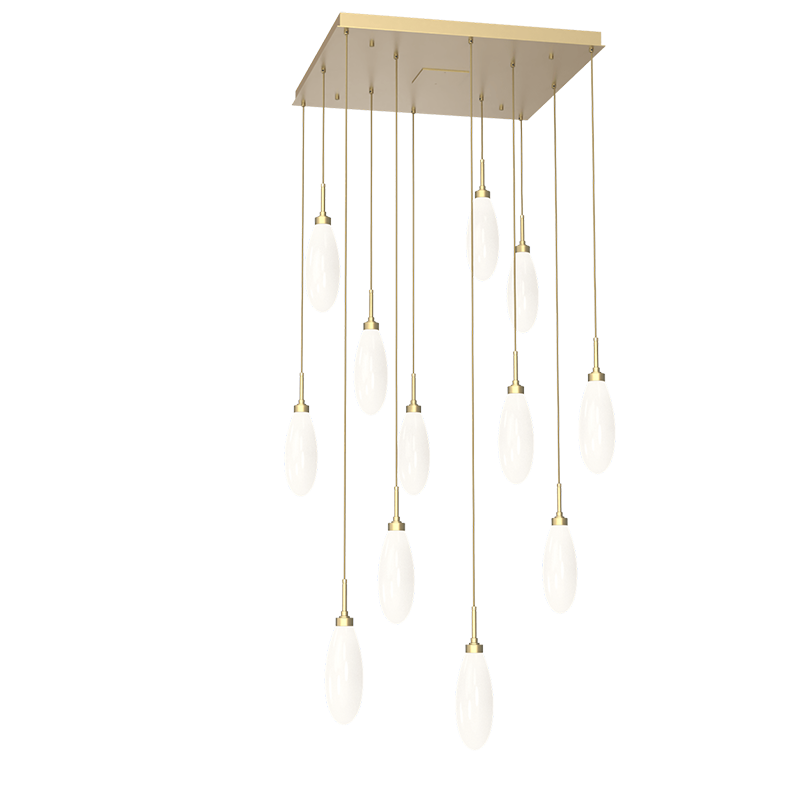 Art Glass Fiori Square Chandelier