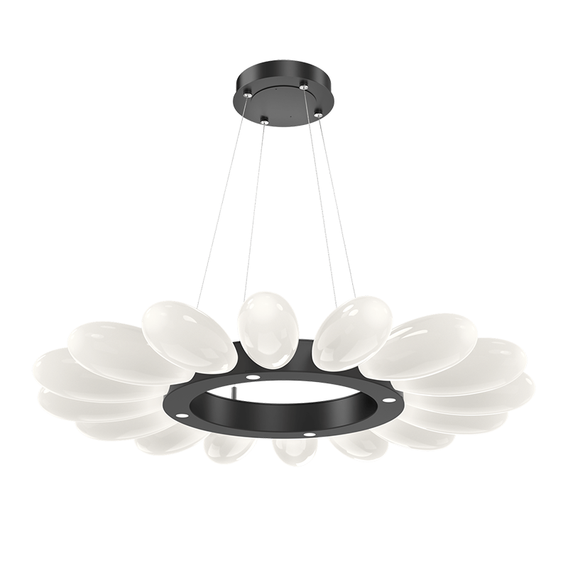 Art Glass Fiori Ring Chandelier