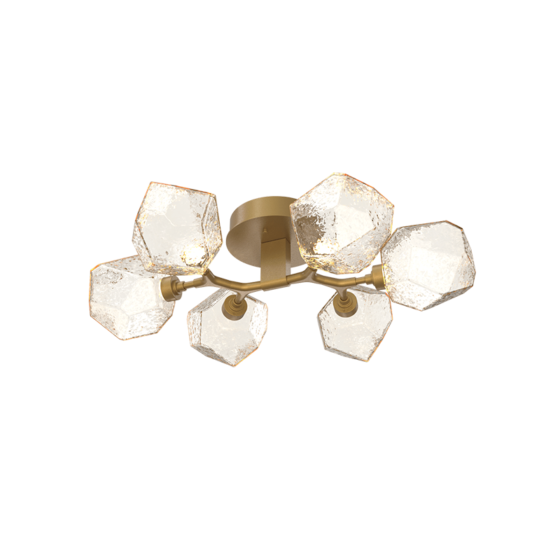 Art Twisted Flushmount Light