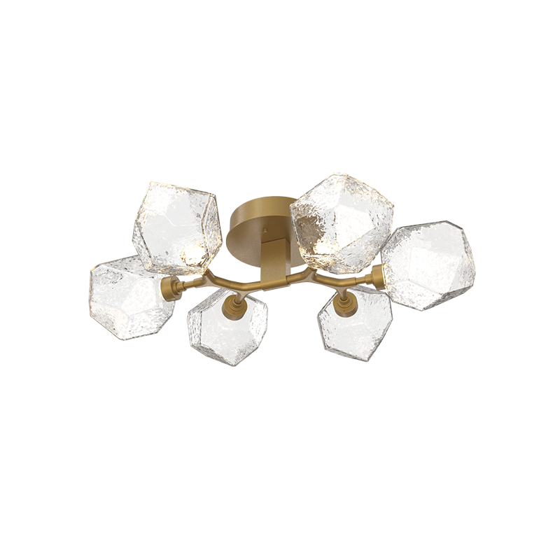 Art Twisted Flushmount Light