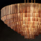 SIRENE CLEAR GLASS ROUND CHANDELIER 41"