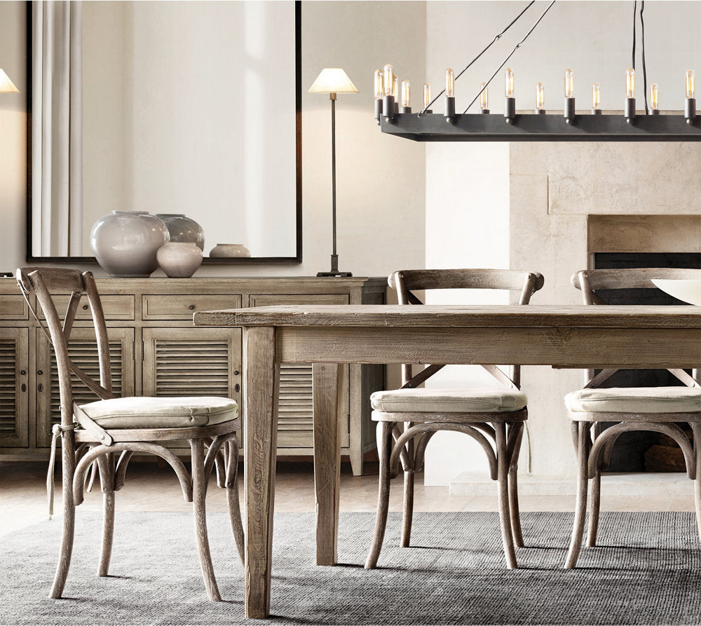 CAMINO VINTAGE FILAMENT RECTANGULAR CHANDELIER 52"