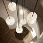 Alabaster Constellation Chandelier, Multi Pendant Light