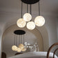 Alabaster Constellation Chandelier, Multi Pendant Light