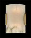 Alabaster Curved Wall Sconce