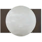 Alabaster Ball Brass Wall Sconce