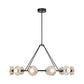 Dahlia Alabaster Chandelier 46''D