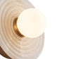 Dahlia Single Alabaster Wall Sconce