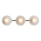 Dahlia Triple Alabaster Wall Sconce