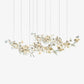 Gingko Double Tier Combination  Linear Chandelier