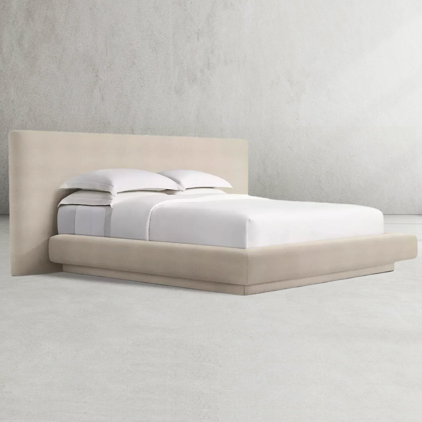 Mulholland Performance Extended Velvet Bed Frame