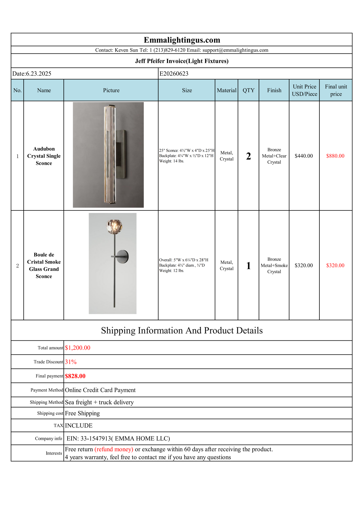 E20260623_Invoice-Light Fixtures(Jeff Pfeifer)