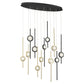 Barle Led Oval Chandelier