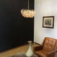 Elegant Murano Poliedri Multicolored Glass Chandelier 22"