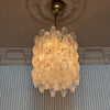 Murano Poliedri Clear Glass Chandelier