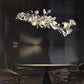 Gingko Chandelier A USE White and Gold