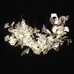 Gingko Chandelier A USE White and Gold