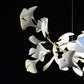 Gingko Chandelier A USE White and Gold