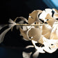 Gingko Chandelier A USE White and Gold