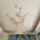 Gingko Chandelier A USE White and Gold