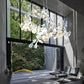 Gingko Chandelier A USE White and Gold