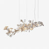 Gingko Chandelier A USE White and Gold