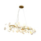 Gingko Chandelier M USE White and Gold
