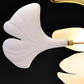 Gingko Chandelier N USE White and Gold