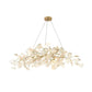 Gingko Chandelier N USE White and Gold